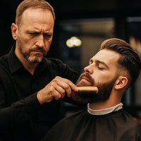 PSFXBM Slick Back Hair Brush for Smoothing Ponytail, Edge Control - Backcombing & Teasing Hairbrush with Wide for Sectioning & Parting,smoothing brush, Teasing Hair Brush for Men Women