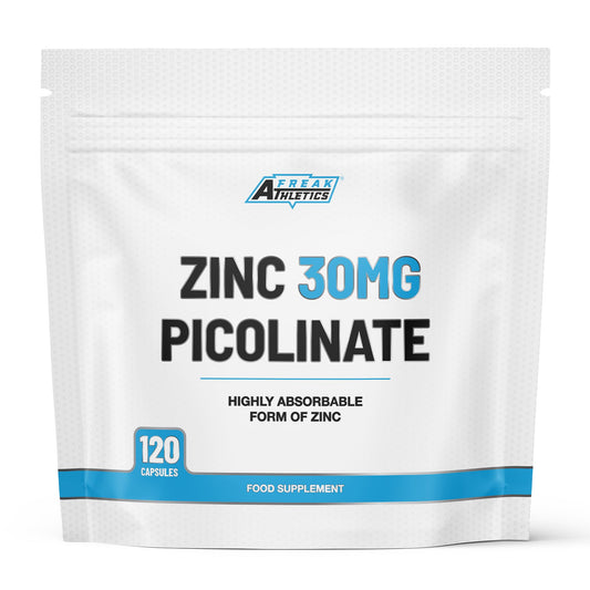 Freak Athletics Zinc 30mg as Picolinate 120 Capsules Made in the UK