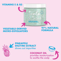 Umberto Giannini Scalp Scrub, Vegan & Cruelty Free Exfoliating Anti-Dandruff Scalp Rescue Scrub