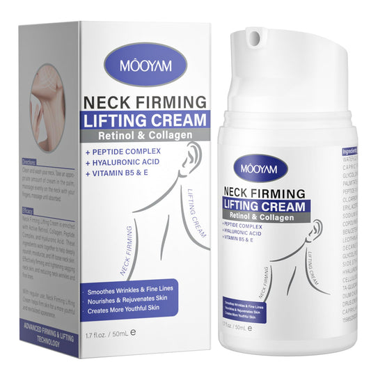Trendyfave Neck Firming Tightening Cream, Anti-Aging Neck Cream for Tightening and Wrinkle, Neck Tightening Creams, Anti Wrinkle Smoothes Skin Tightening And Repair Decolletage Cream