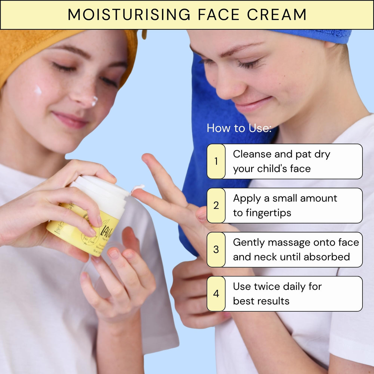 LAV KIDS Lav Kids Moisturising Skin care Foaming face wash 100ml & Face cream 50ml