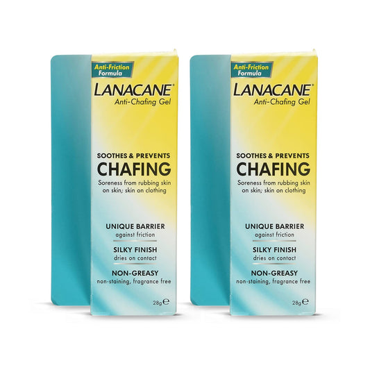 Lanacane Non-staining Anti-chafing & Anti-friction Gel, Prevent Thigh Rashes, 28ml (Pack Of 2)