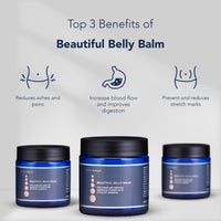 Zita West Beautiful Belly Balm - Pregnancy Massage Balm to Prevent & Reduce Stretch Marks - Relax Your Body - Improves Digestion - Reduces Aches and Pains - 120ml