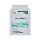 VED Ved Lion’s Mane Supplement 450mg, Lion's Mane Mushroom 15:1 Extract 90 Capsule (3 Months Supply)