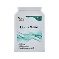VED Ved Lion’s Mane Supplement 450mg, Lion's Mane Mushroom 15:1 Extract 90 Capsule (3 Months Supply)