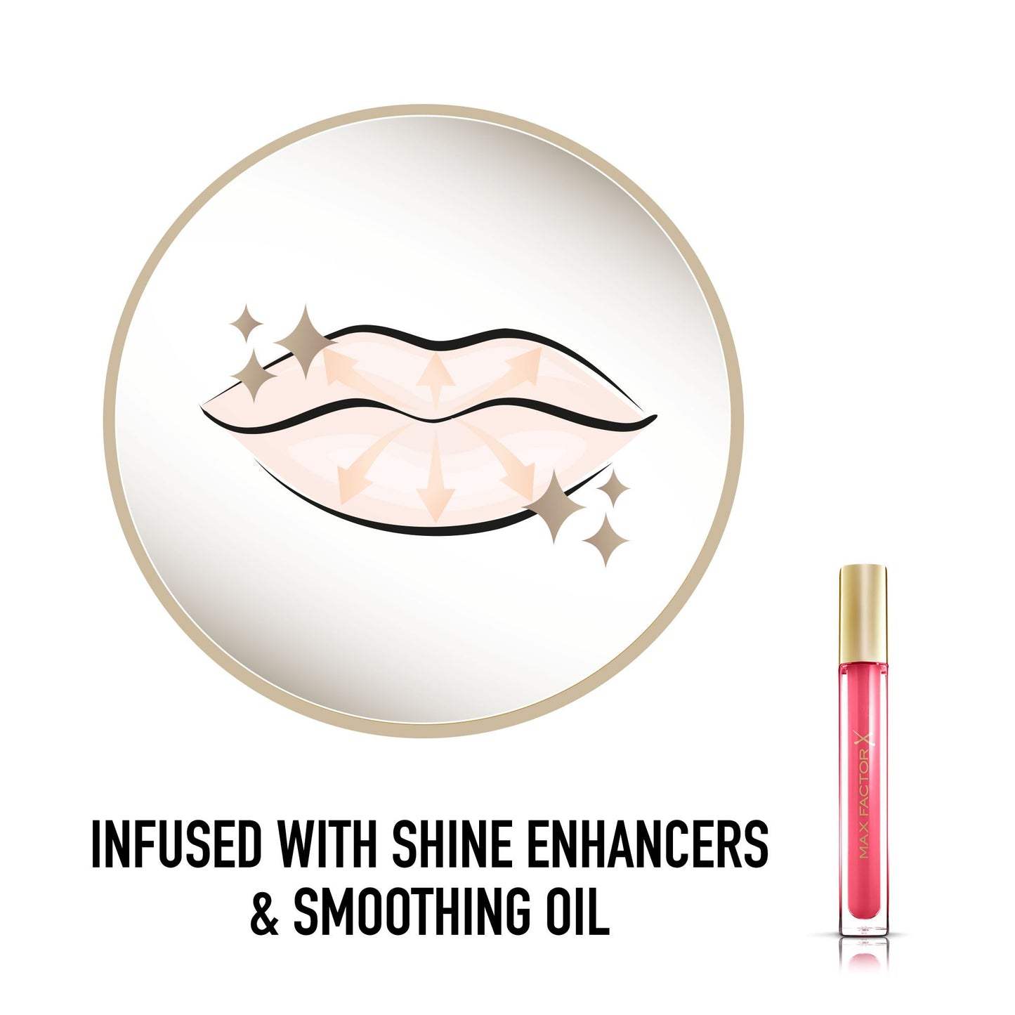 Max Factor Colour Elixir Lip Gloss, Shine Enhancers and Smoothing Oil, Enchanting Coral 25