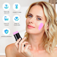 Go Ho Water Based Pastel Pink Face Paint Stick Washable (1.06 Oz),Non-toxic Cream Body Paint,Full-coverage Face Body Paint Makeup Stick for Theater Halloween SFX Cosplay