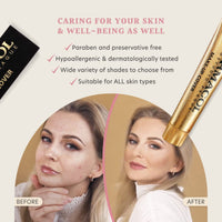 Dermacol - Mini Full Coverage Foundation 13g, Liquid Makeup Matte Foundation with SPF 30, Waterproof Foundation for Oily Skin, Acne, & Under Eye Bags, Long-Lasting Makeup Products Shade - 212