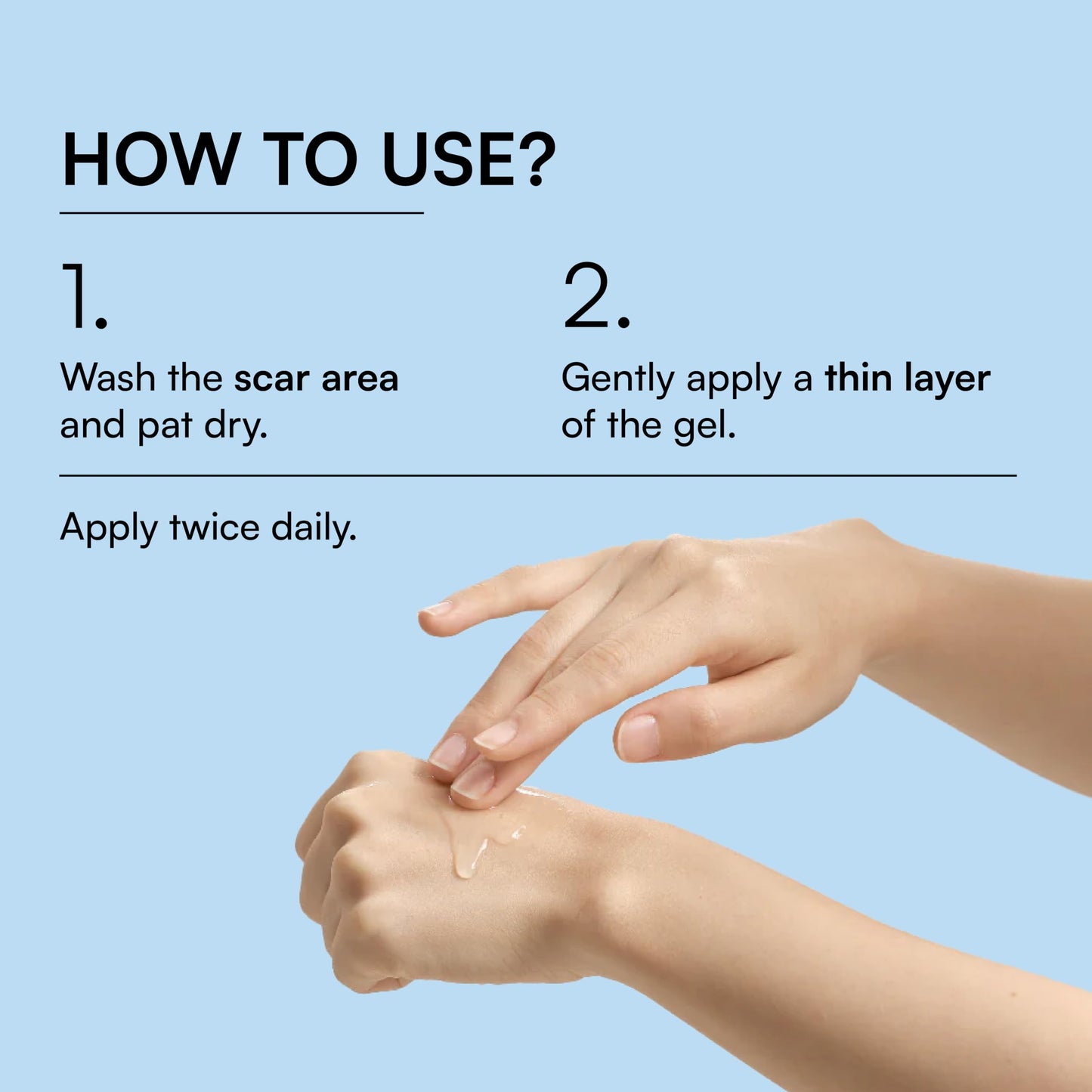 Brinton Keloscar Gel | Surgical Scar Gel for All Skin Types | Lightens and Softens Scars | Dermatologically Tested | Stimulates Skin Regeneration - 15gm