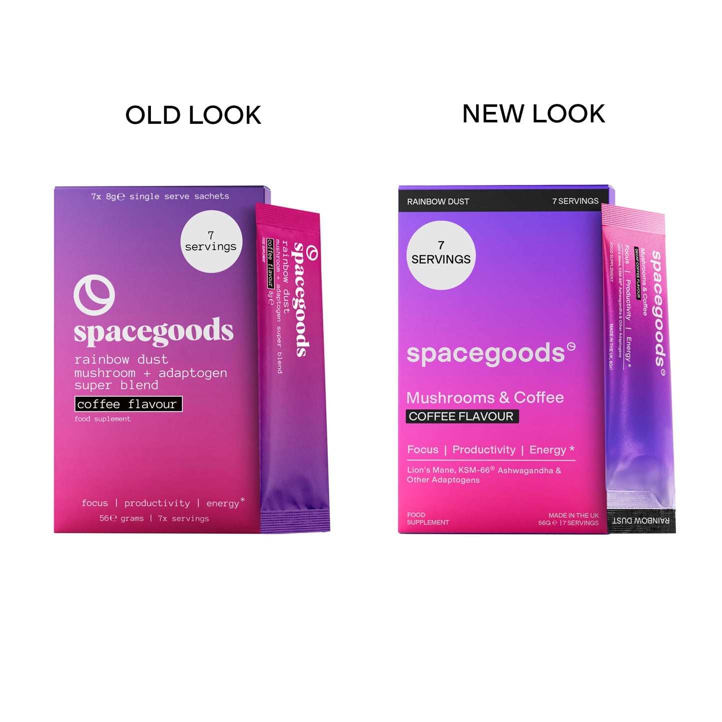 Space Goods Spacegoods Rainbow Dust 7 Day Sachet Pack | Coffee