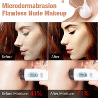 WANFAER 2PC Colour Changing and Moisturizing Foundation, Flawless Colour Changing Warm Skin Tone Foundation, Waterproof Liquid Foundation,Naturally, Long Lasting for Face Makeup