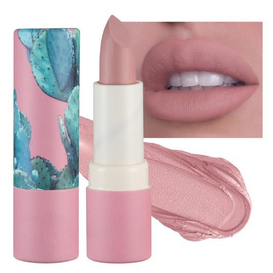 Anglicolor Pale Pink Lipstick,Matte,Smooth,Waterproof,Highly Pigmented Lipsticks（04#Pale Pink）