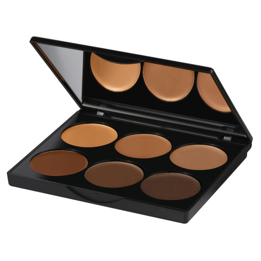 SLEEK Sleek MakeUP Cream Contour Kit, 6 Easily Blendable Colours for Smooth and Long Lasting Contour, Extra Dark