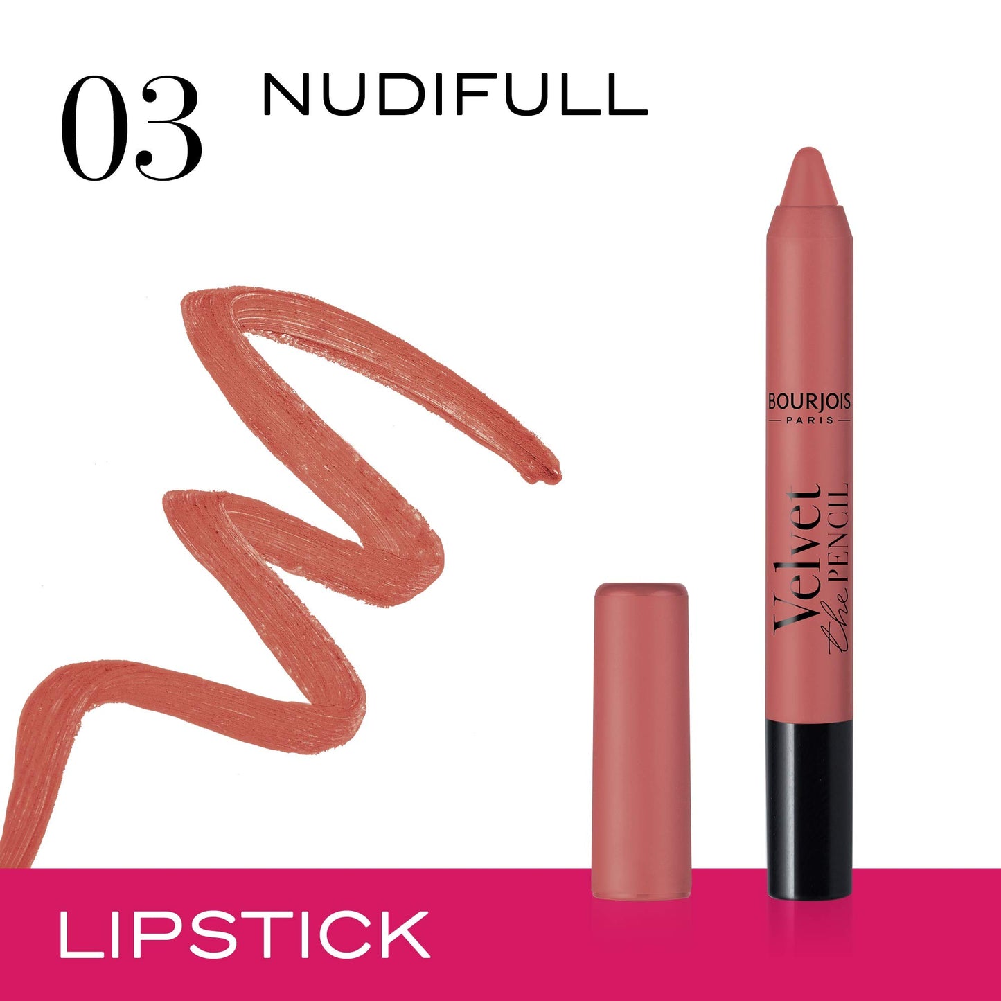 Bourjois Velvet The Pencil Lip Liner 03 Nudifull