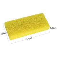 SALVMARY Disposable Pumice Stone for Feet Hard Skin Callus Remover Foot Scrubber Yellow 40 Pcs