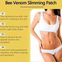 KANGXIN 7PCS Bee Venom Slimming Patches,Bee Venom Lymphatic Patches,Body Shaping Stickers,Bee Venom Lymphatic Drainage Patches for Women & Men,Bee Venom Lymphatic Drainage & Slimming Patches,Easy to Use