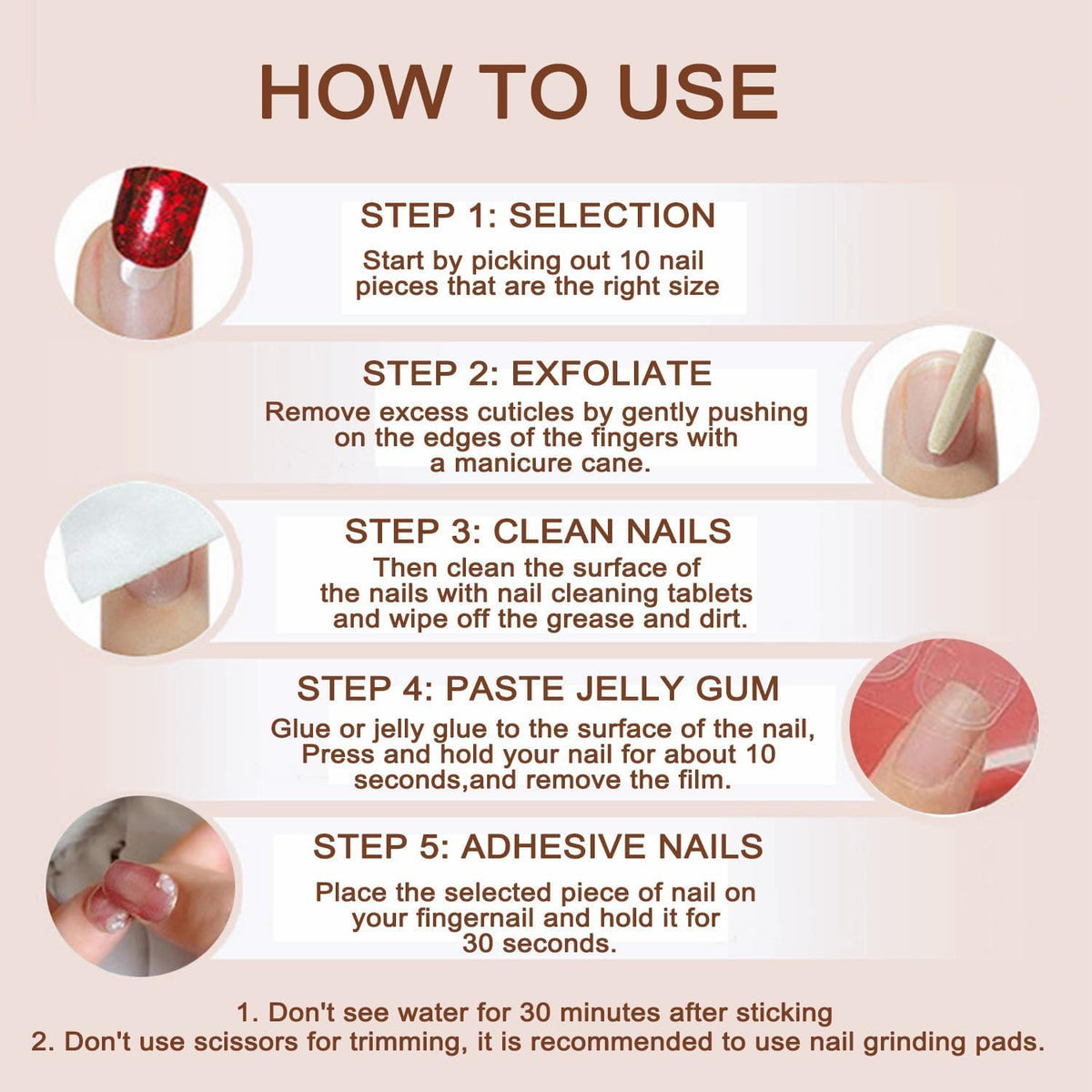 Mikloven Pearl Red French Tip Press On Nails - Almond Short Floral Design - 24Pcs Reusable Nail Set - Premium ABS Material - Quick 5 Minute Application - Salon Quality At Home - Lightweight Manicure Kit