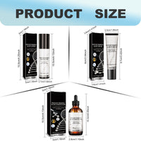 Ninnyi 3PCS Instant Face Tightening Lift Set, Lifting Serum Cream Essential Oil, Skin Firming Anti Aging Wrinkle for Women