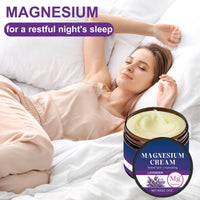 Lavender Magnesium Sleep Cream - Magnesium Butter for Sleep - Magnesiums Cream for Sleep & Restless Legs Relief - Body Skin Care with Lavender & Shea Butter - Fast Relief & Deep Hydration Body Creams