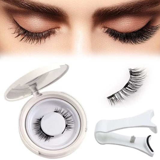 Clgorm Giani Flylash Magnetic Lashes Kit With Applicator And Clamp - Natural Look, Easy, Quick, Safe