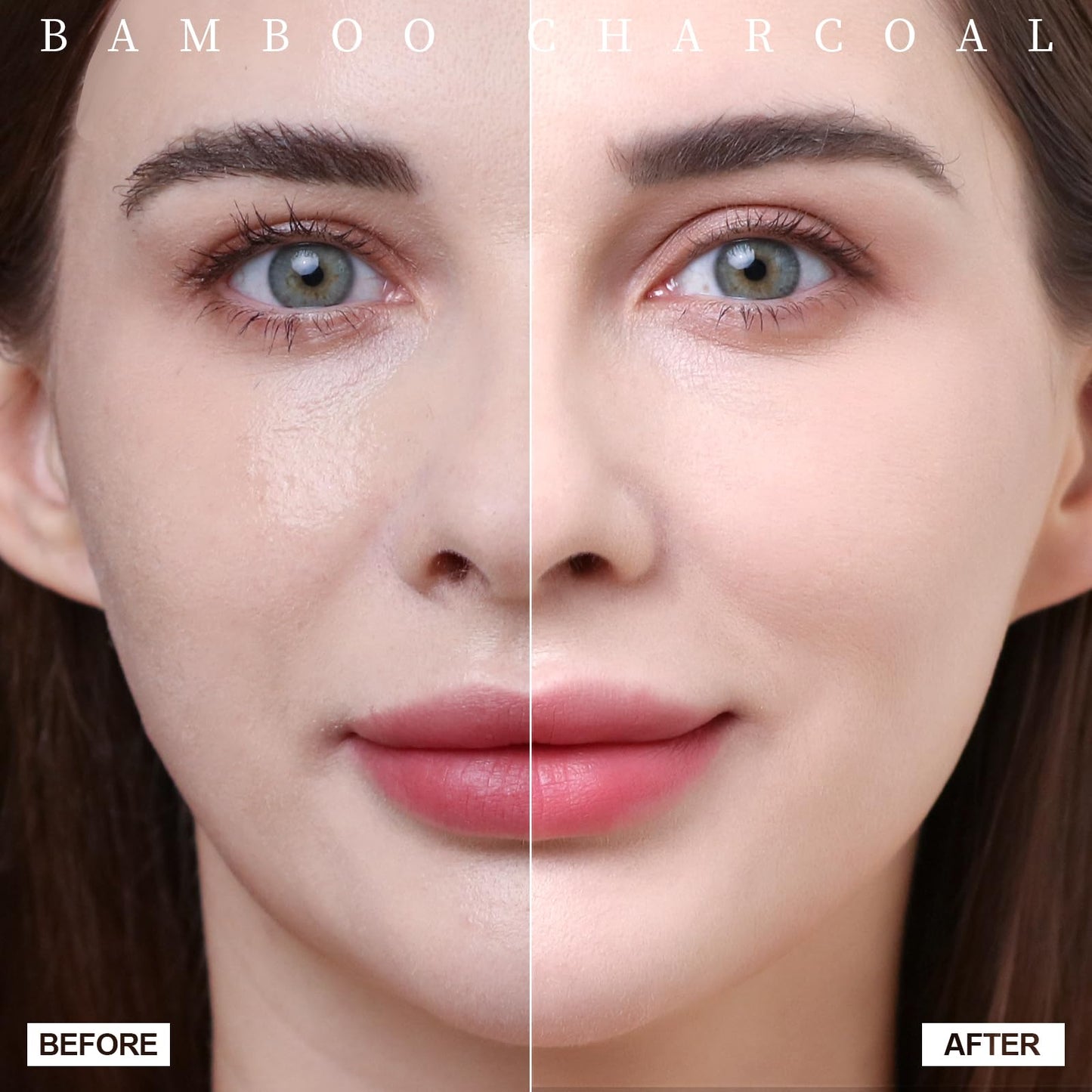 Teenitor Blotting Paper for Oily Skin, 200 Sheets Natural Bamboo Charcoal Oil Blotting Sheets for Face, Oil Absorbing Sheets Cosmetic Blotting Paper for Wen Women, Oil Control Film, Large 7cm x 10cm