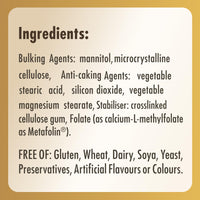 Solgar Folate 1000mcg - High Strength Formula - Healthy Maternal Tissue Growth During Pregnancy - Vegan - 60 Tablets