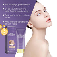 HERBENJOY 2PCS Body Coverage Perfector, Waterproof Tattoo Cover Up Makeup, No Transfer Hydrating Concealer for Mature Skin, Leg Makeup to Cover Veins,Scars,Dark-Spots with Full Coverage Foundation(NATURAL GLOW)