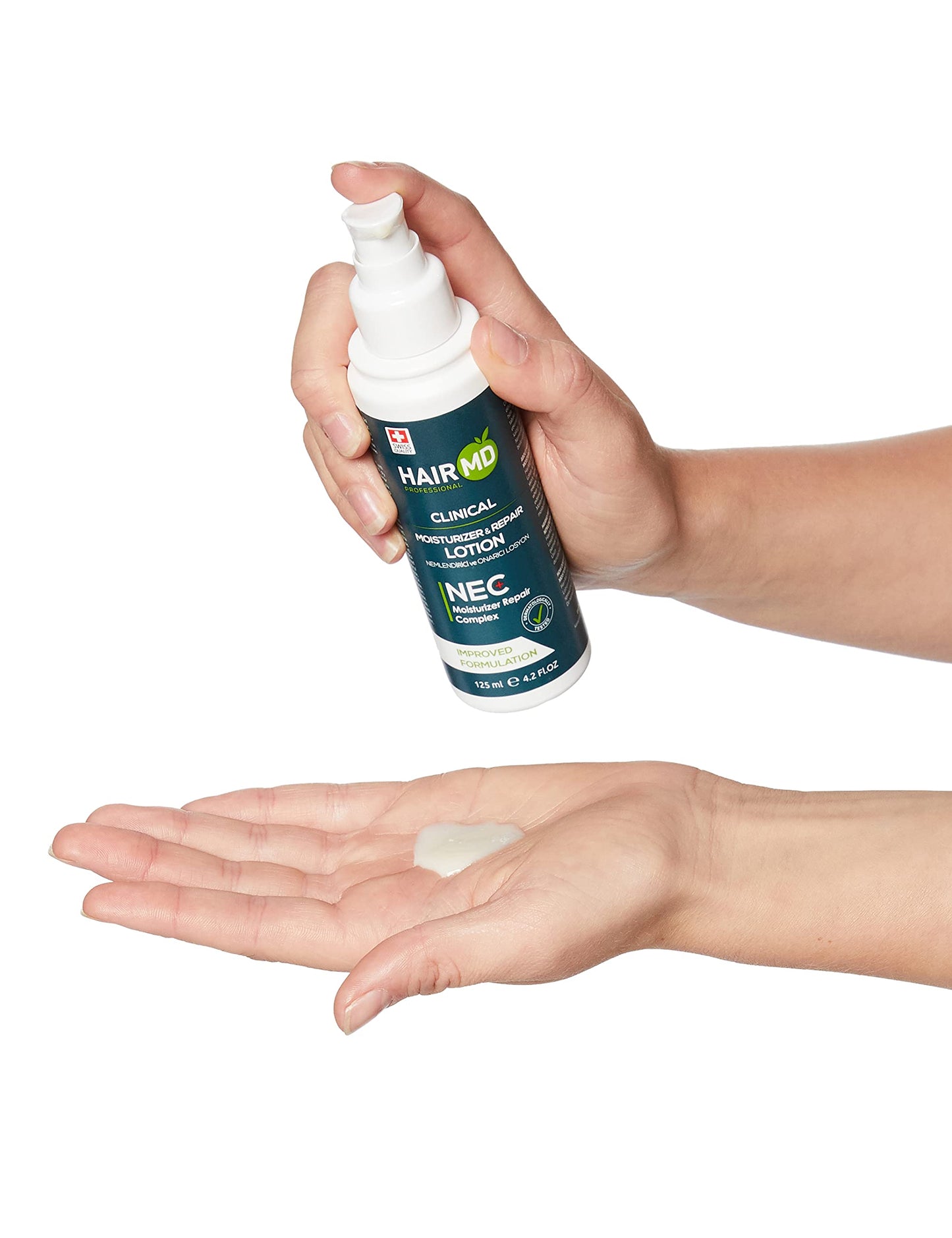 HairMD Friendly Hair Growth Lotion - 125ml | Hair Loss & Moisturiser Lotion Treatment with Biotin, Keratin, Collagen, Pro Vitamin B5| for Fast Growing | Hair Growth Problems for Men and Women