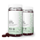 Known Tasty Sleep Better Gummies - Sugar-Free - Saffron, Lemon Balm, Chamomile & B6 - Natural Mixed Berry Flavour - 60 Vegan Gummies, 2 Months Supply