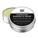 Capsicum & Ginger Warming Cream – Hemp, Arnica & Black Pepper | Muscle & Joint Soother | Natural Heat Rub for Stiffness & Recovery | Handcrafted in The UK by Sera Organics (30g)