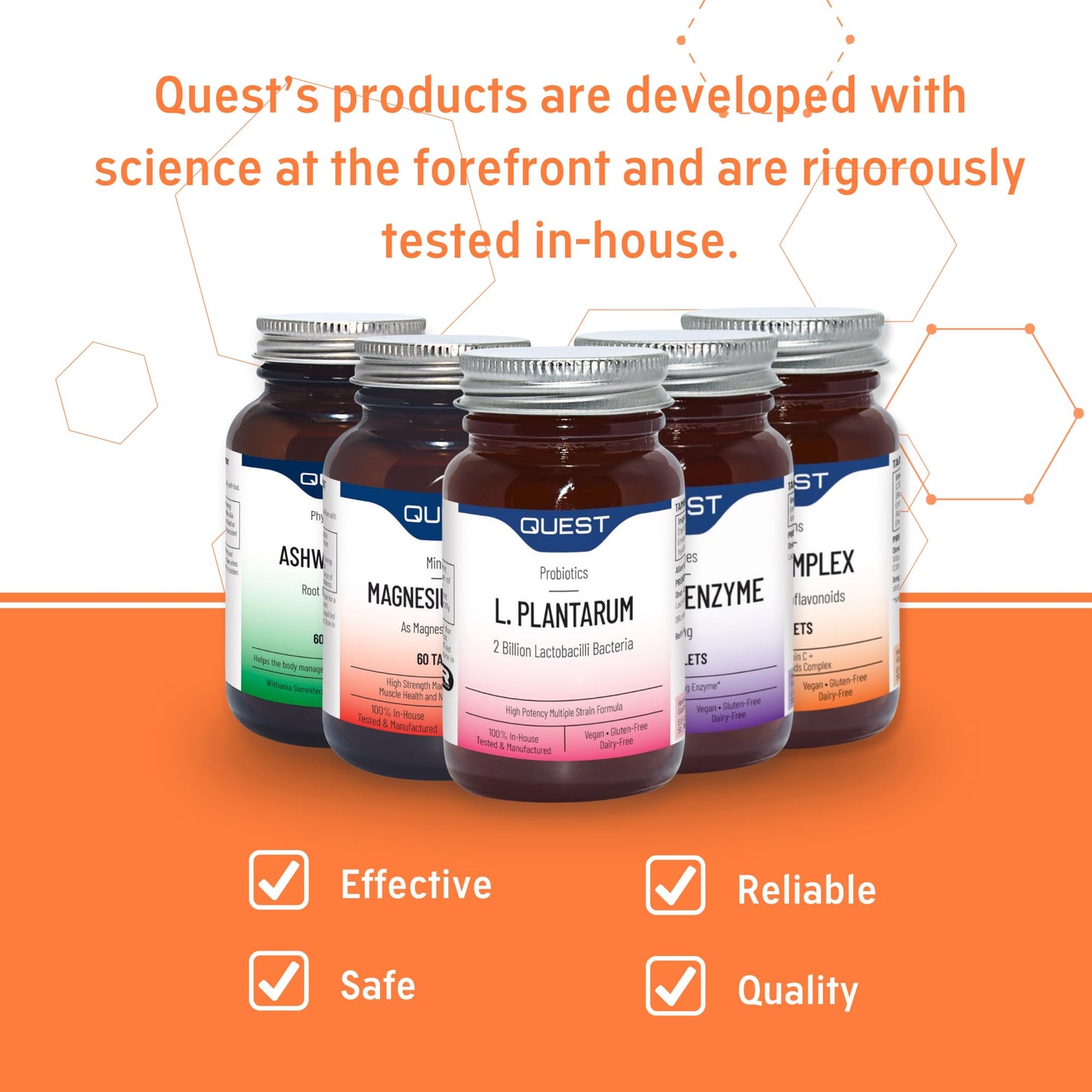 Quest Vitamin B Complex (30 Tablets) - Quick Release Formula to Reduce Tiredness & Fatigue. Full Spectrum of B Vitamins: Thiamin B1, Riboflavin B2, Niacin B3, Vitamin B6 & Vitamin B12.