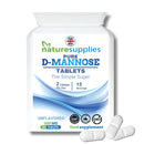 naturesupplies D Mannose Tablets 1000mg - 30 Pack Dmannose Tablets - (Not D Mannose Capsules or Powder) - Suitable for Vegetarians and Vegans - High Strength D-Mannose Supplement from Naturesupplies