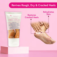 CARNATION FOOTCARE Cracked Heel Cream, Revives Rough, Dry and Cracked Heels, Moisturises, Rehydrates Dry Callused Feet with Refreshing Peppermint Oil with 20% Urea, 50ml
