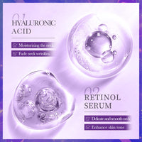 Neck Creams for Firming Roller, Tightening & Moisturizing Reduce Wrinkles Fine Lines, Anti Aging and Anti-Wrinkle Neck Moisturizer for Gifts Older Women Daily Care (110ml)