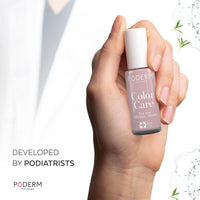 PODERM - FUNGAL NAIL INFECTIONS - Parma nail varnish TEA TREE - Prevention & Treatment of Nails Yellowed/Damaged by FUNGAL INFECTIONS - TREATS & COLOURS - foot/hand treatment - Swiss Made