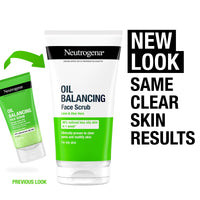 Neutrogena Oil Balancing Face Scrub (1x 150ml) for Oily Skin, Helps Remove Excess Oil and Clear Pores, For a Refreshed, Mattified and Radiant Complexion