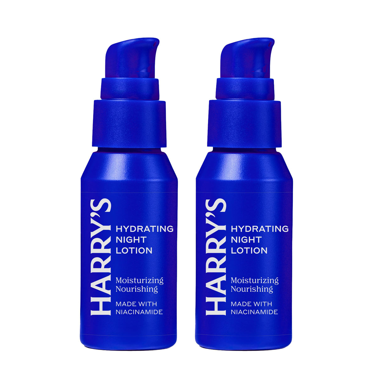 Harry's Hydrating Night Lotion, Night Moisturiser for Face, Lightweight 50ml, 2 Pack