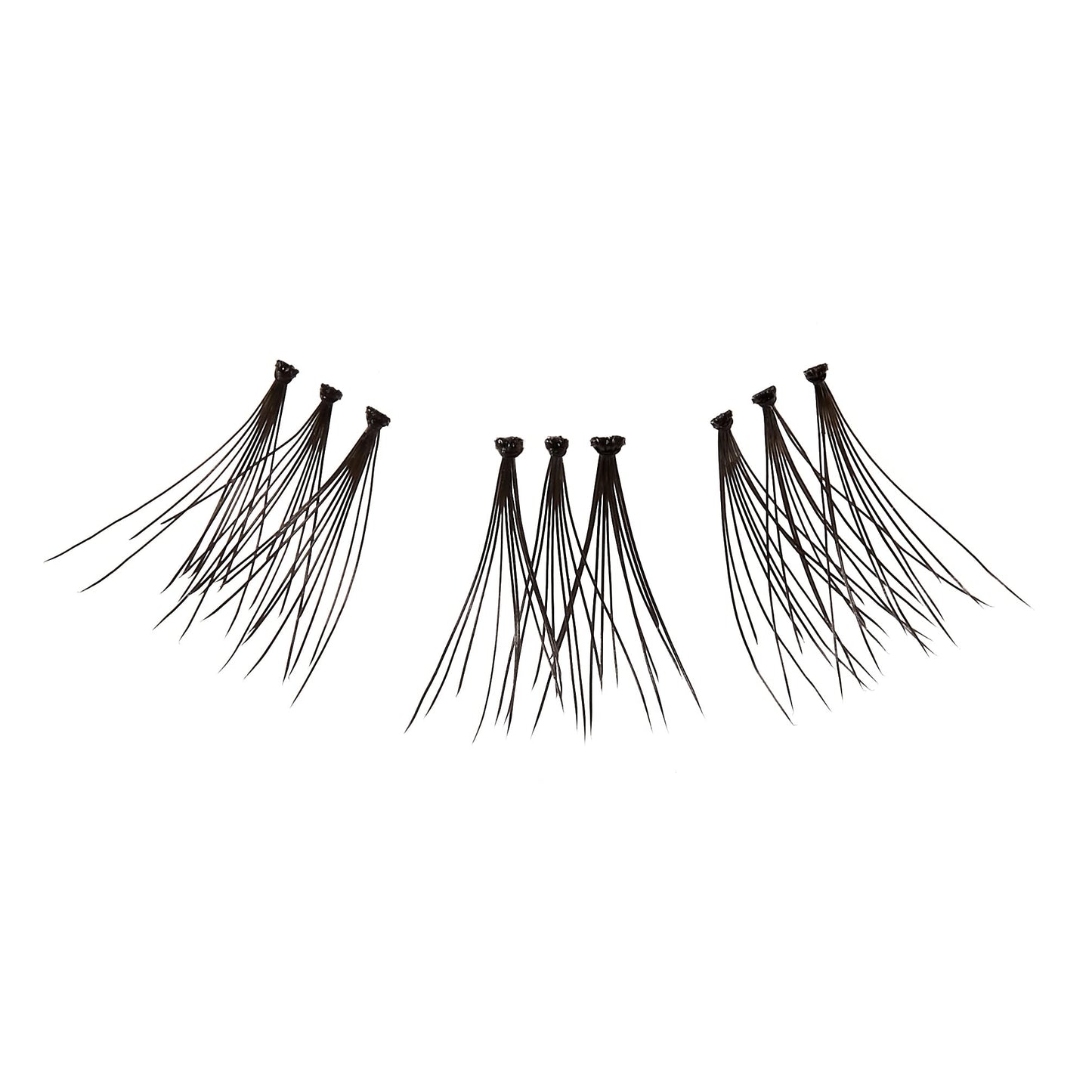 KISS Haute Couture Collection 30 Trio Lashes in Various Lengths, Short Combo, Natural Premium Fake Eyelashes includes Lash Glue