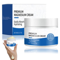MADGININE Magnesium Butter Natura Magnesium Cream, Magnesium Cream for Muscle Relaxation & Sleep Support, Magnesium Soothing Sleep Cream Moisturizing Body & Skin (90g)