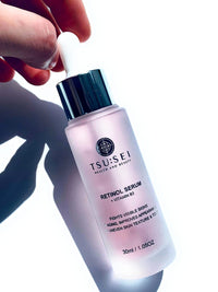 TSU:SEI Health and Beauty Retinol Serum with Vitamin B3 for face by TSU:SEI - Organic, Anti-Aging, Facial Serum for Fine Lines, Wrinkles, and Uneven Skin Tone. Cruelty Free Skincare. 30ml.