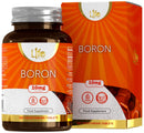 L1fe Nutrition LN Boron Supplements | 180 High Strength Vegan Boron Tablets - 10mg Supplement per Capsule | Non-GMO, Gluten, Dairy & Allergen Free | Manufactured in The UK
