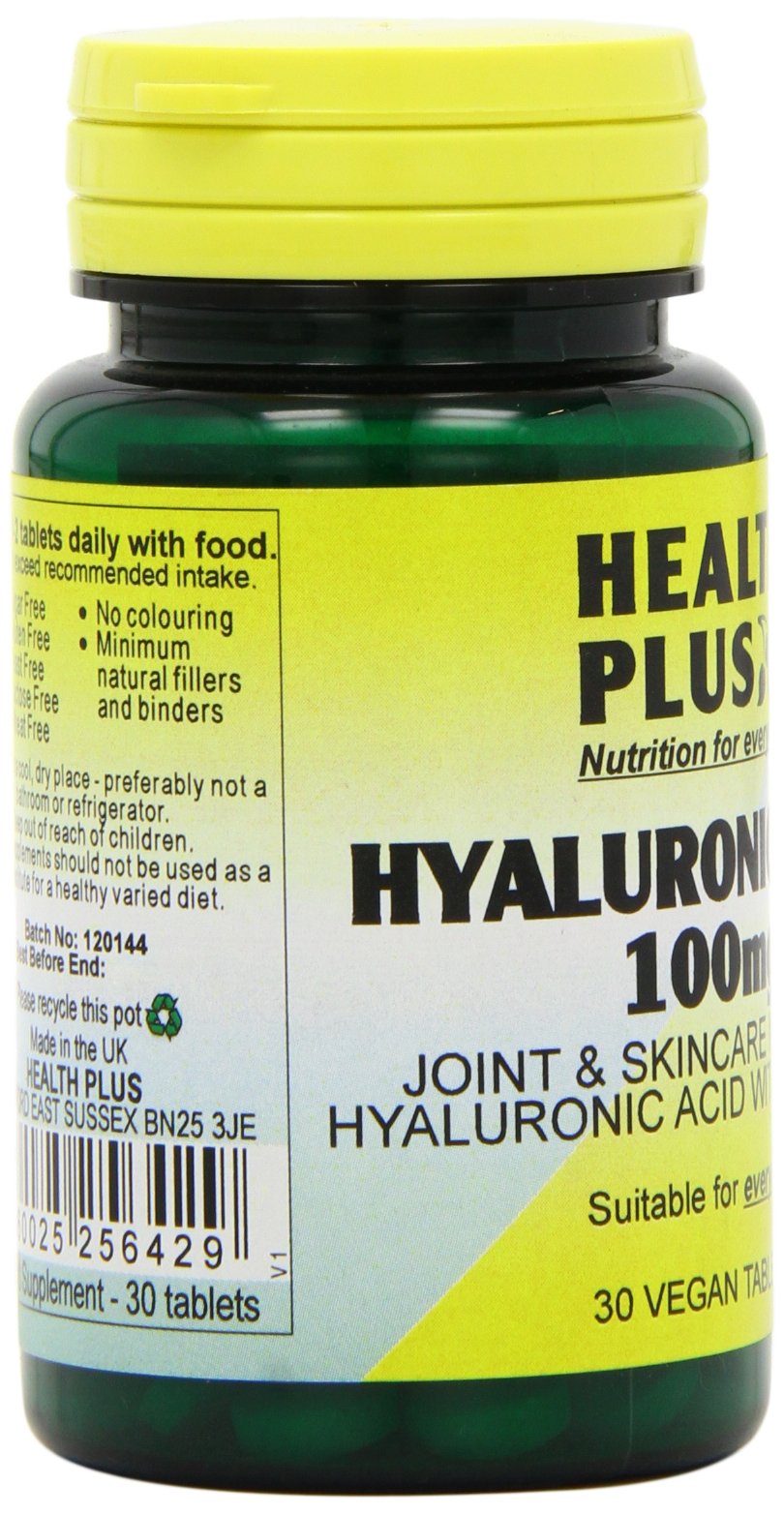 Health Plus Hyaluronic Acid 100mg Joint Health Supplement - 30 Tablets