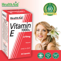 HealthAid Vitamin E 1000iu - 60 Capsules