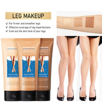 SHEBEEDO Leg Makeup Lotion Waterproof No Transfer, Colour Corrector Concealer Cover up Makeup for Varicose Veins, Leg and Body Scar Cover up Makeup for Tattoo Cover Up, Concealer for Mature Skin(MediumGlow 02)