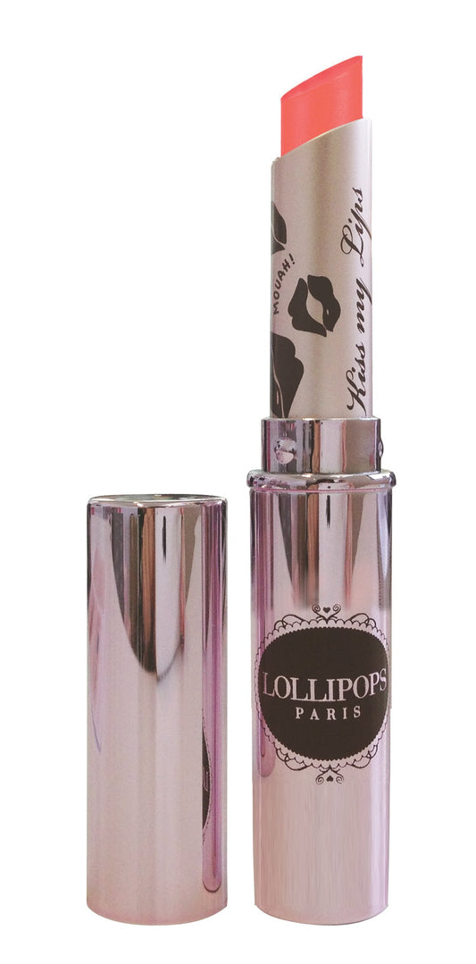 Lollipops Paris Kiss My Lips Glossy Lipstick - Lip Color Make Up Stick - 1.5g - LC4 Paris Ibiza