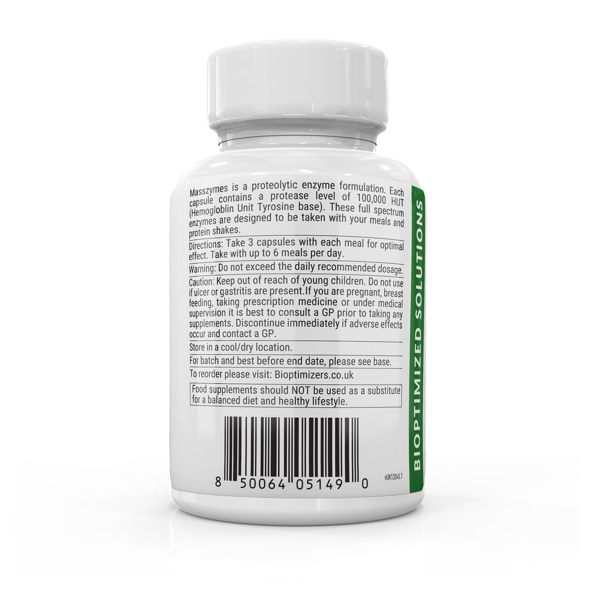 BIOptimizers BiOptimizers MassZymes and P3-OM Supplement Bundle | 180 Capsules