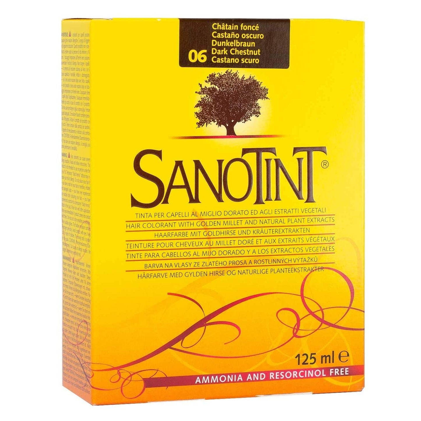 Sanotint - 4% PPD, no ammonia Dark Chestnut hair dye 06