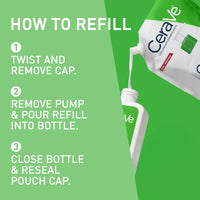 CeraVe Hydrating Cleanser Refill Face Wash for Normal to Dry Skin, 473ml