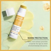 SHEBEEDO Lemon and Turmeric Lip Balm Lightening for Dark Lips,Lip Repair Balm for Brighten & Nourish Dark Lips Effortlessly,Lip Exfoliator Scrub for Softening & Moisturizing,Hydrating Repairing