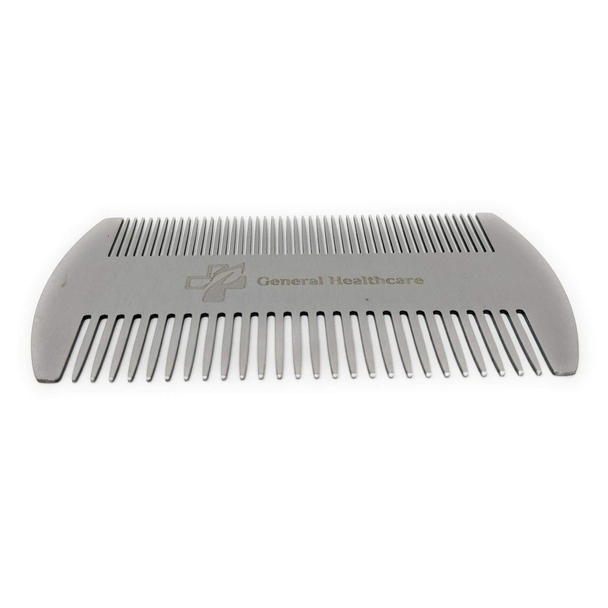 General Healthcare Metal Stainless Steel Hair Comb - Dual Action Lice, Hair, Beard